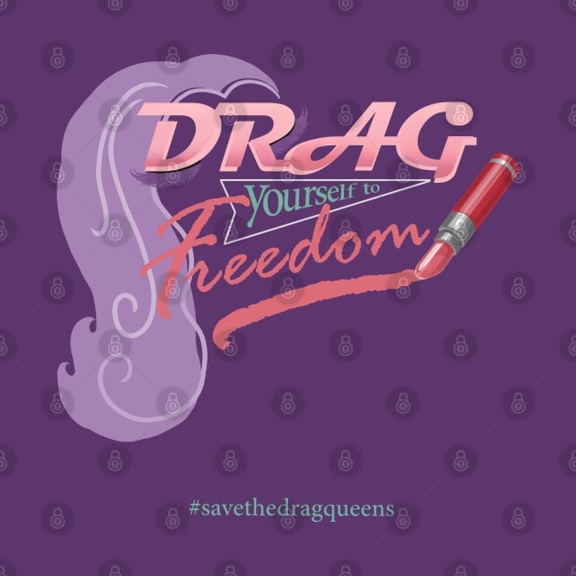 Drag Yourself to Freedom (now with wig) by ElephantShoe