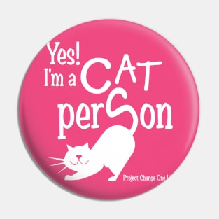 cat person Pin