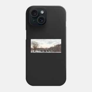 A snowy winter landscape Phone Case