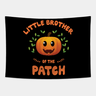 Brother of the patch funny family matching Halloween costume shirt Tapestry