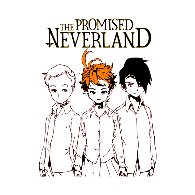 Emma, Norman and Ray The Promised Neverland by OtakuPapercraft