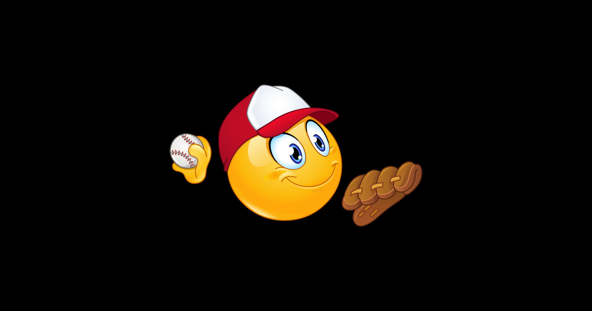 Baseball Pitcher Emoji Emoticon Emoji Posters and Art Prints