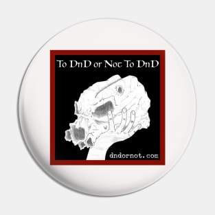 Retired DnD or Not Logo with Website Pin