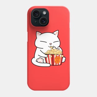 Chubby Cat Pop Corn (cat only) Phone Case