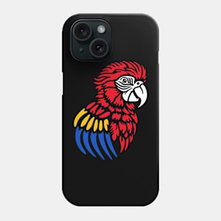 Red Macaw Parrot Phone Case