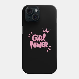 Girls Power Funky Girly Art Pink Love Positive Slogan Phone Case