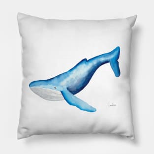 Whales Collection2: Watercolor Pillow