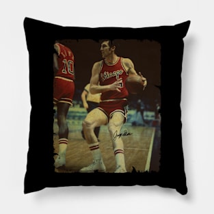 Jerry Sloan - Vintage Design Of Basketball Pillow