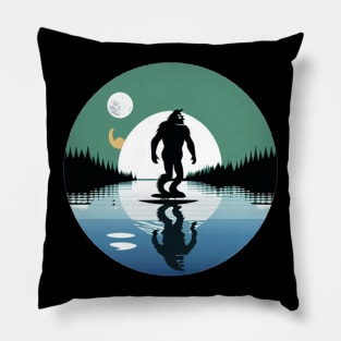 Bigfoot Moon Pillow