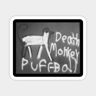 Death Monkey Puffball Magnet