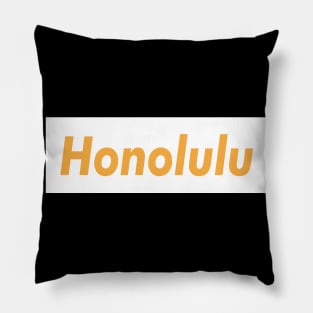 Honolulu Meat Brown Pillow