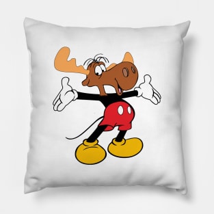 Bullwinkle Classic Cartoon Pillow