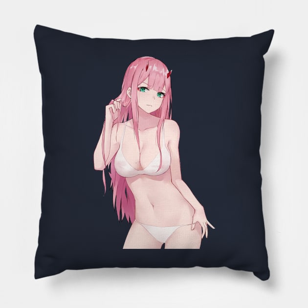 zero two Pillow by Aiga EyeOn Design