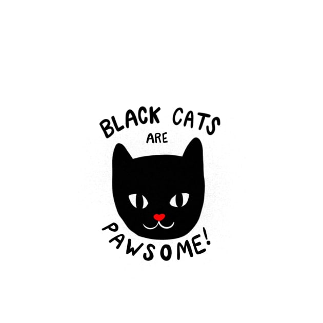 Black Cats are Pawsome! by bethspencer