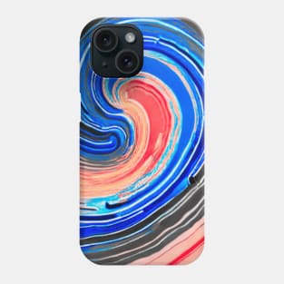 Acrylic Effect Swirl Pattern Phone Case