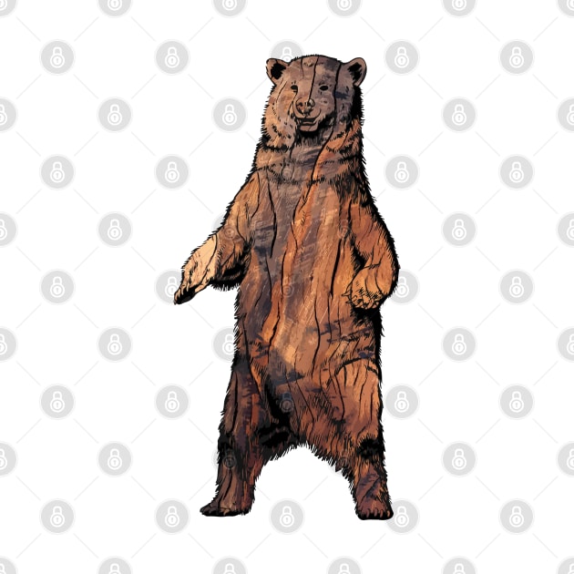 Wood Bear by nathancowle