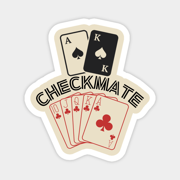 Checkmate Magnet by Rissenprints