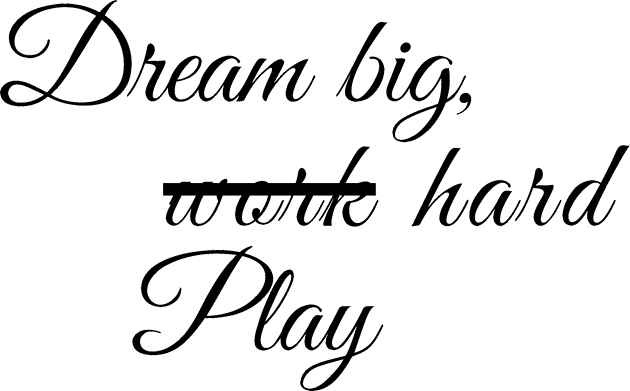 Dream big and work or play hard Kids T-Shirt by Gold4you