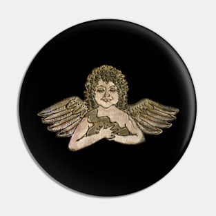 GOLDEN CHERUB BABY Pin