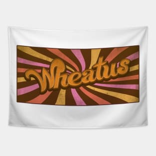 Groovy and Retro Wheatus Tapestry