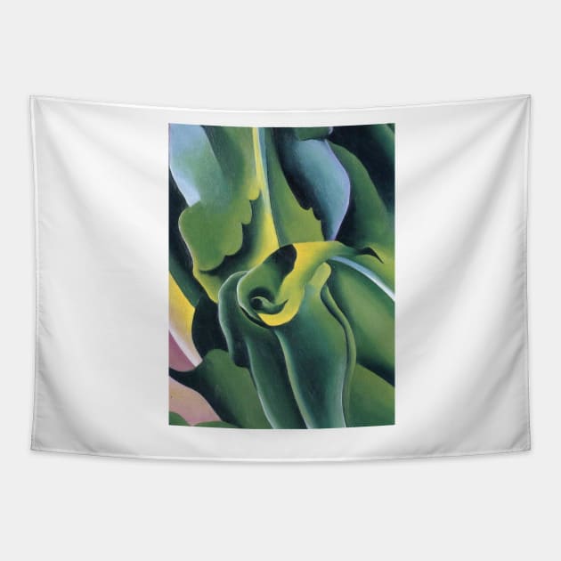 Corn, No. 2, 1924 by Georgia O'Keeffe - Paper and Canvas Print Tapestry by QualityArtFirst