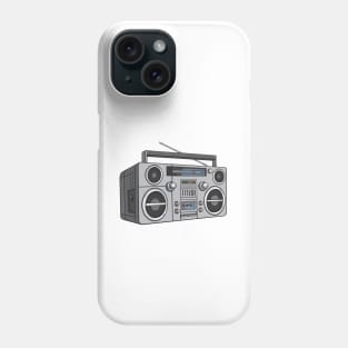 Boombox (Gray Colorway) Analog / Music Phone Case