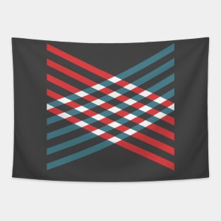 Red White and Blue Tapestry