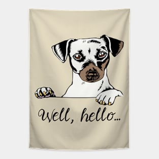 Dog Hello Tapestry