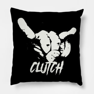 clutch horn sign Pillow