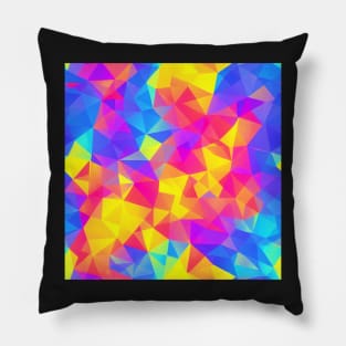 color shapes t shirt design Pillow