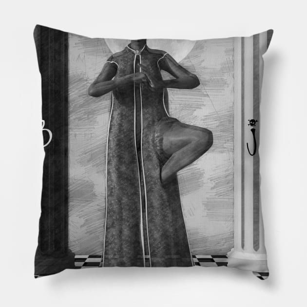 The High Priestess Pillow by Blind Man Studio