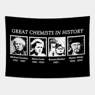 Darkblack - Great Chemists In History Tapestry