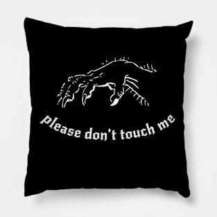 Please Don't Touch Me Pillow