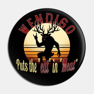 Mythical Wendigo: A Folklore Feast Pin