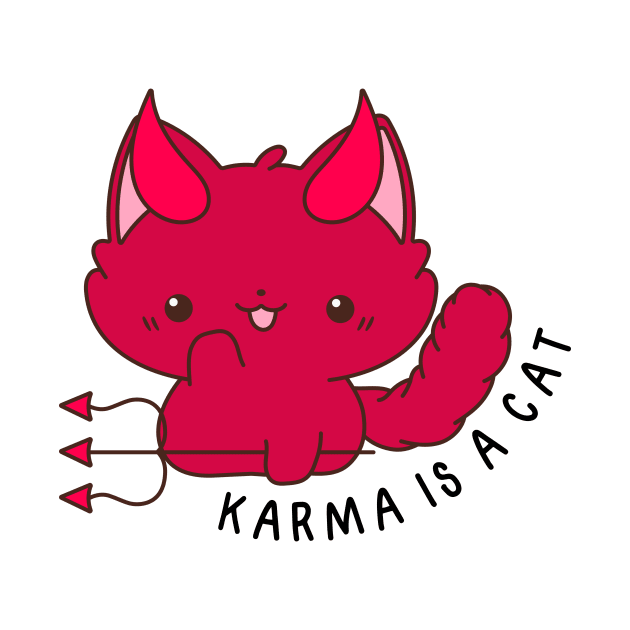 Karma is a cat by medimidoodles