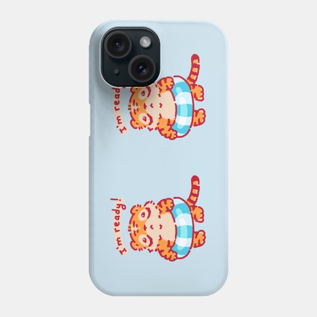 I'm ready mug Phone Case by Tinyarts