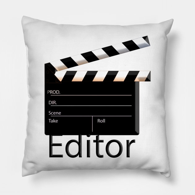 Editor t-shirt Pillow by vixfx