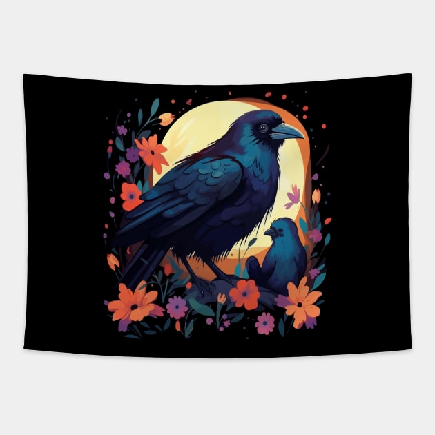 Crow Mothers Day Tapestry by JH Mart