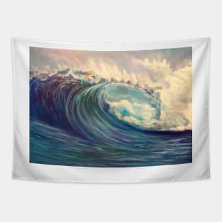 Hawaiian North Shore Wave Tapestry