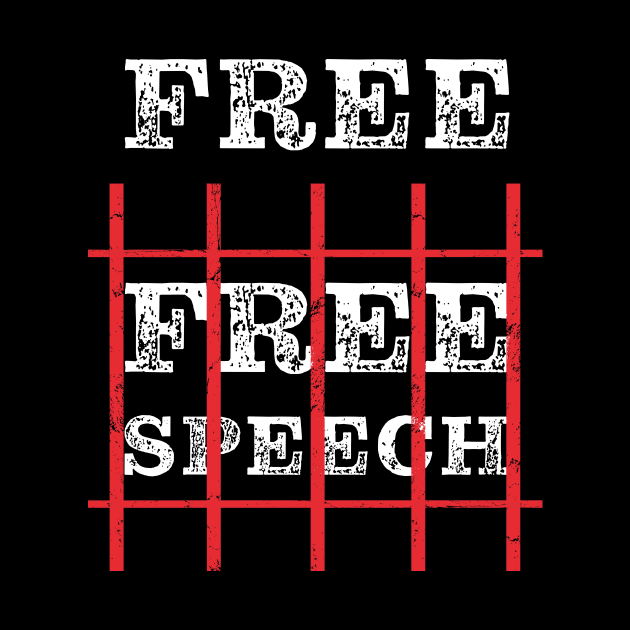 Free – Free Speech Jail Bars: First Amendment Conservative by Destination Christian Faith Designs