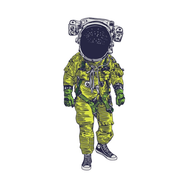 Astronaut on Sneakers by jafaris