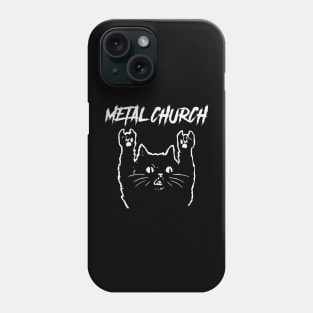 metal church metal cat Phone Case