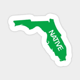 Florida Native FL Green Magnet