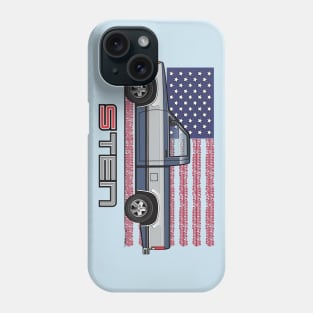 USA Blue Grey N Silver Phone Case