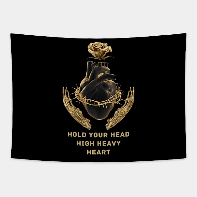 Hold Your Heart Tapestry by HaMa-Cr0w