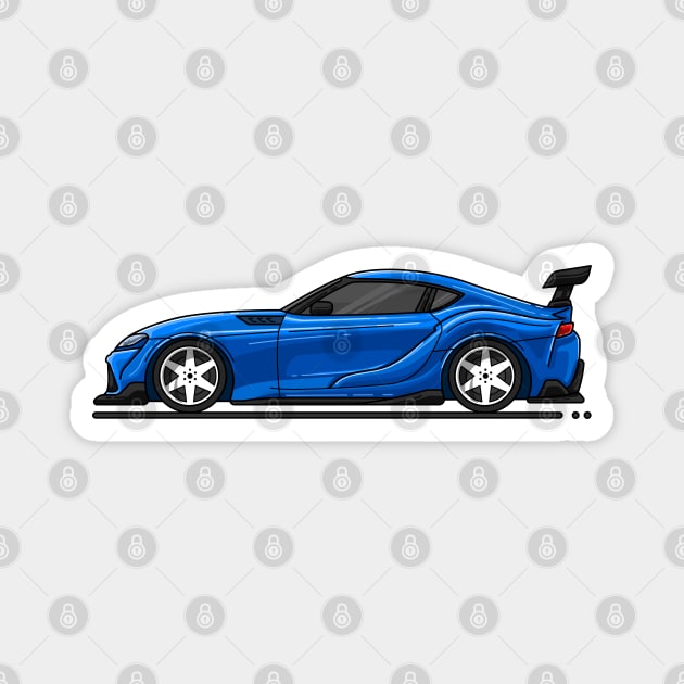 blue super car Magnet by garistipis