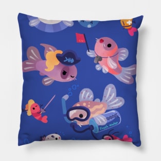 Cory cats on voyage Pillow