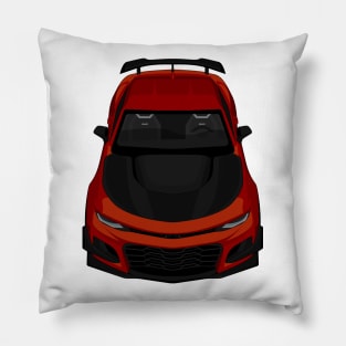 camaro zl1 1le dark-red Pillow