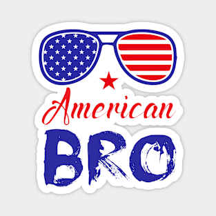 American Bro American Dude 4th Of July Magnet