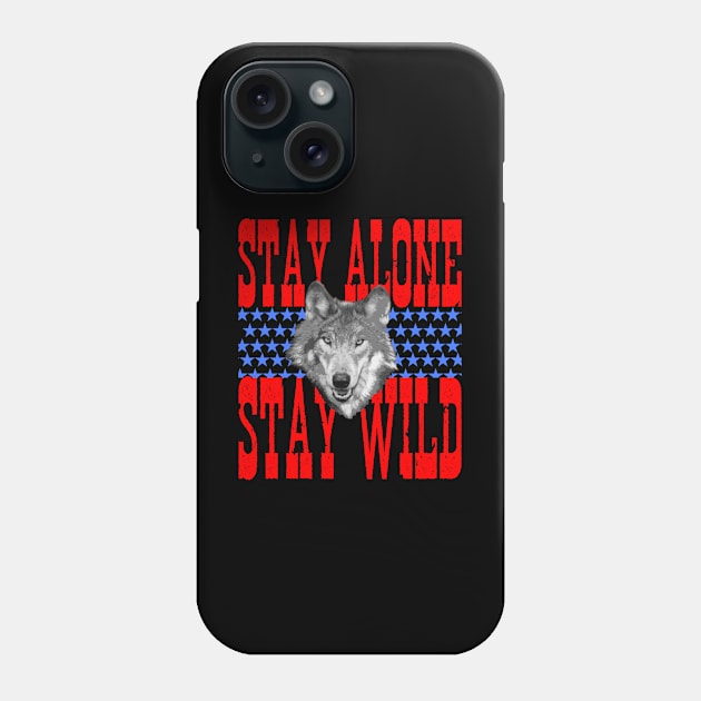 Custom Design "Wild Fox" T shirt Phone Case by nowbix